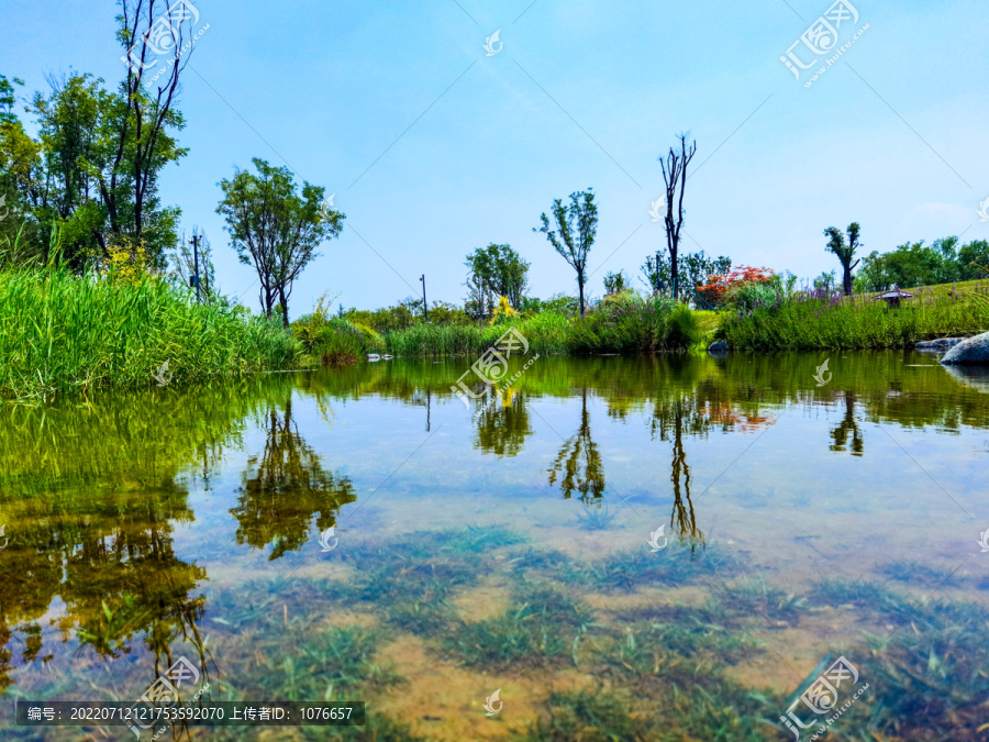 陕西旅游昆明湖湿地公园