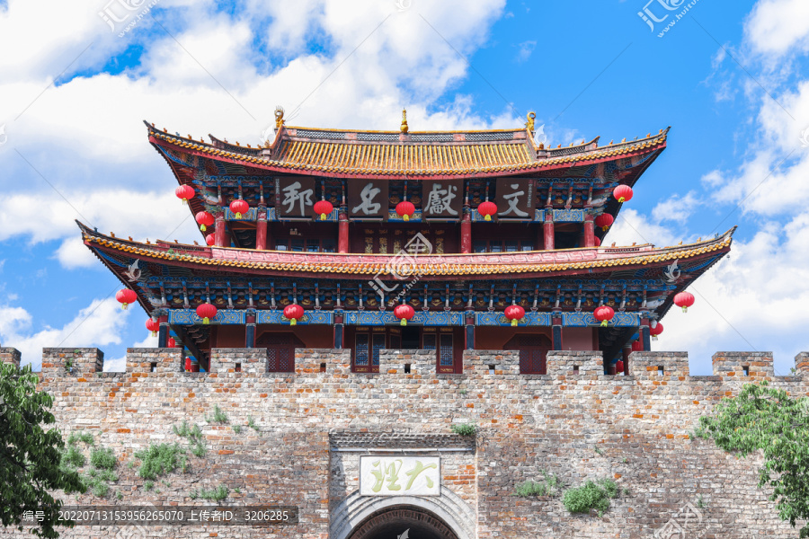 云南大理古城建筑风景摄影