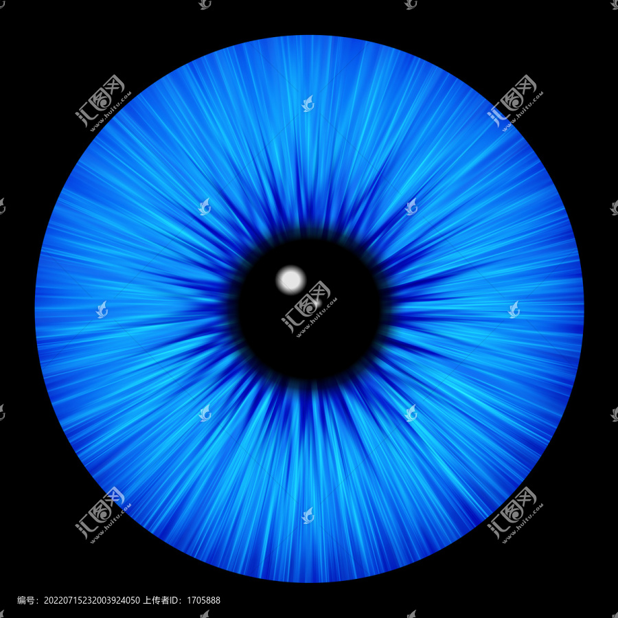 蓝色眼球眼睛