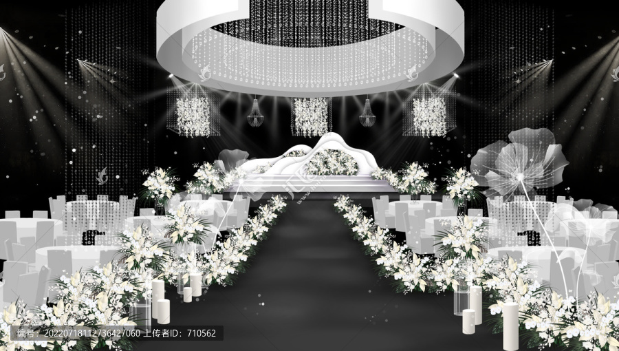 白色水晶婚礼