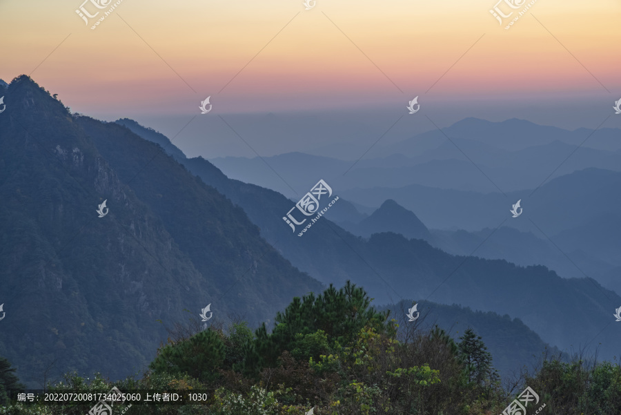 远山群山大山山景