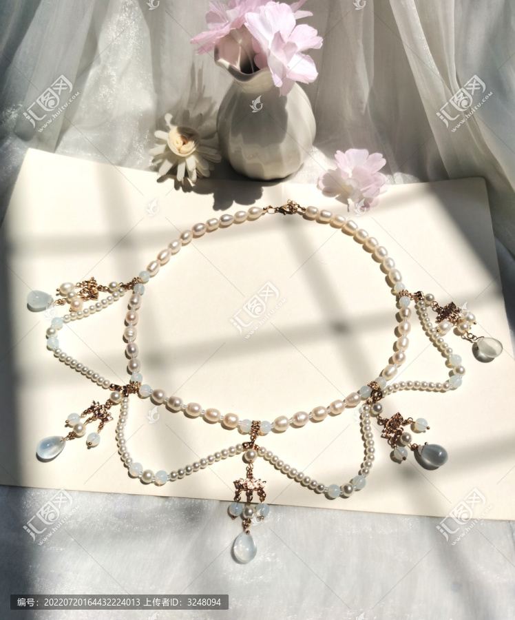 淡水珍珠软璎珞项链