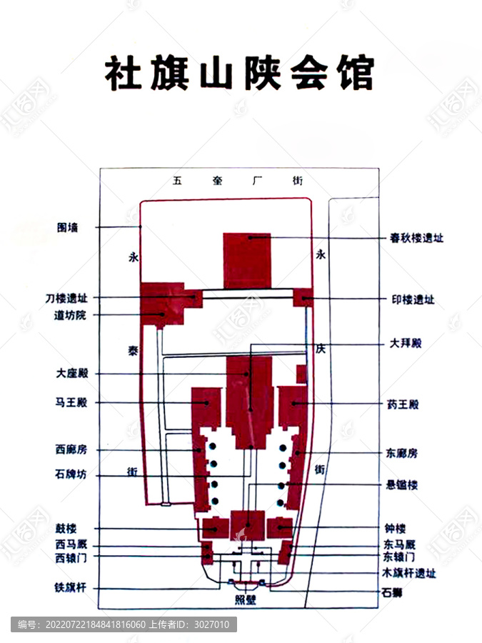 社旗山陕会馆导览图