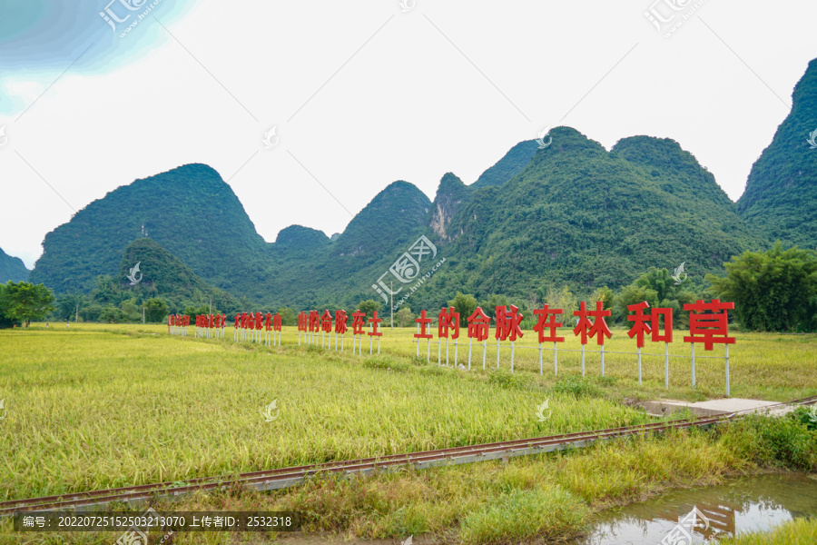 桂林阳朔山水风光大自然