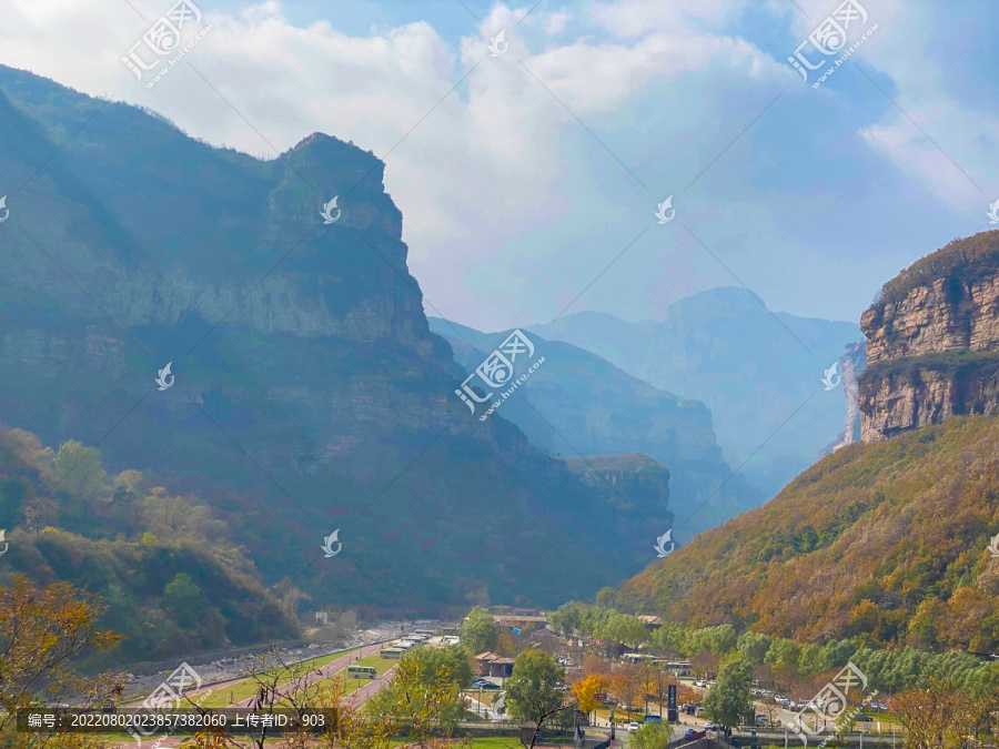 石山石崖自然风景