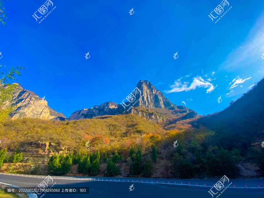 石山石崖自然风景