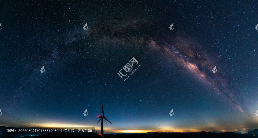 超清超高分辨率星拱银河全景