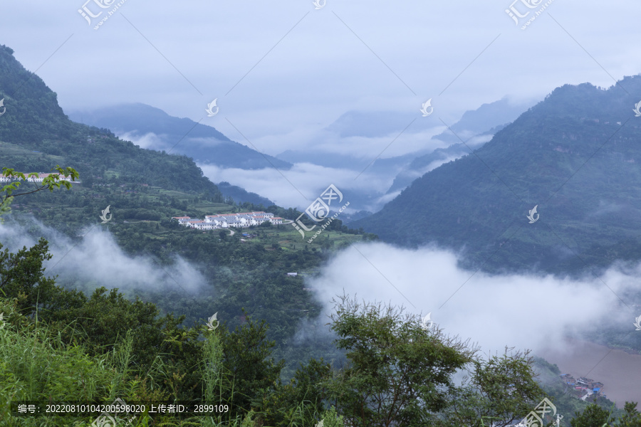 宜宾金沙江向家坝库区山水风光