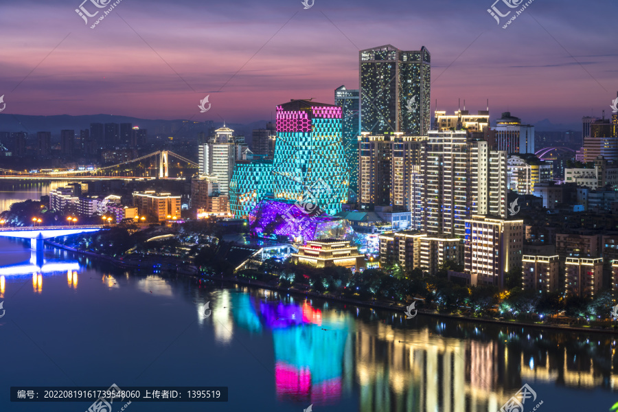 柳州风情港夜景