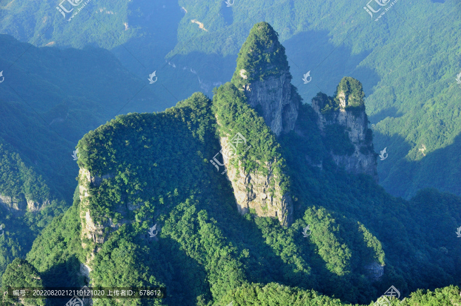 湖南张家界天门山景观