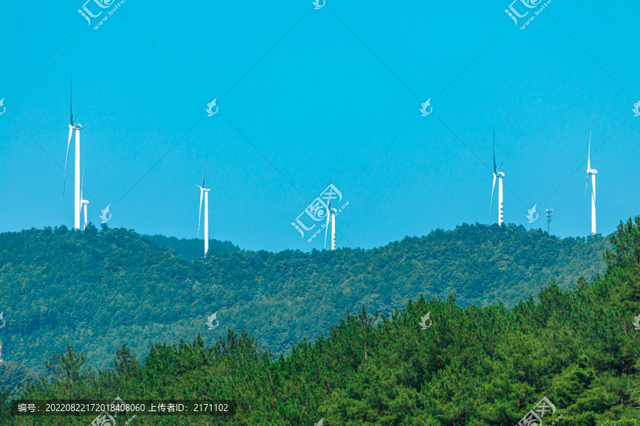武陵山大裂谷风力发电