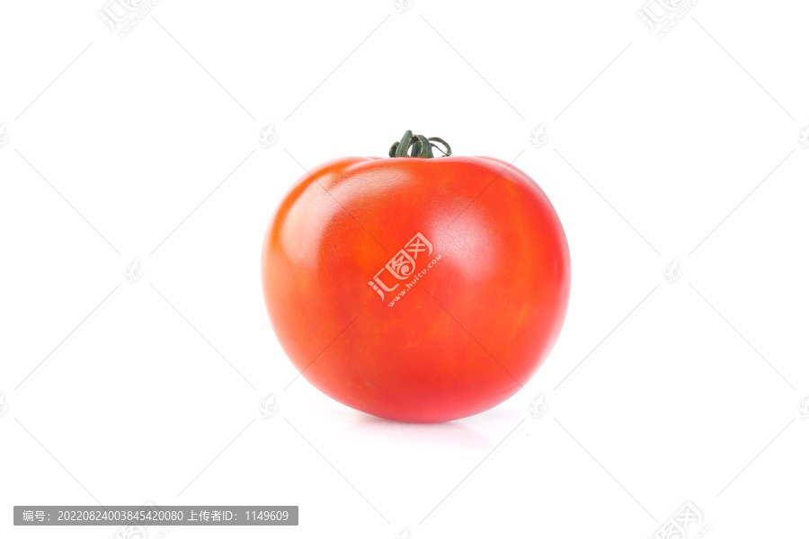 白底上放着番茄