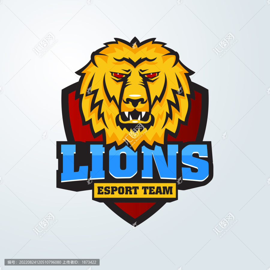 狮子头像球队logo插图