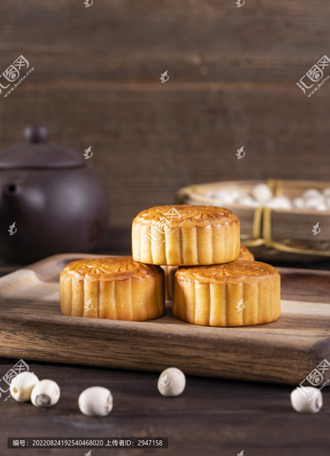 中国传统节日中秋节美食月饼