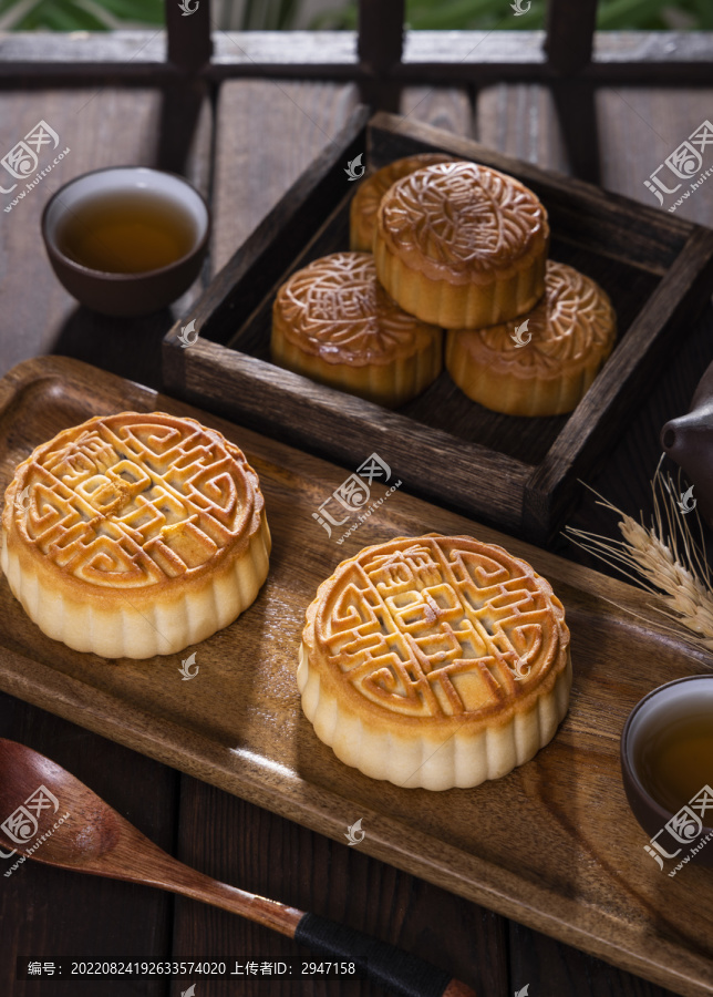 中国传统节日中秋节美食月饼