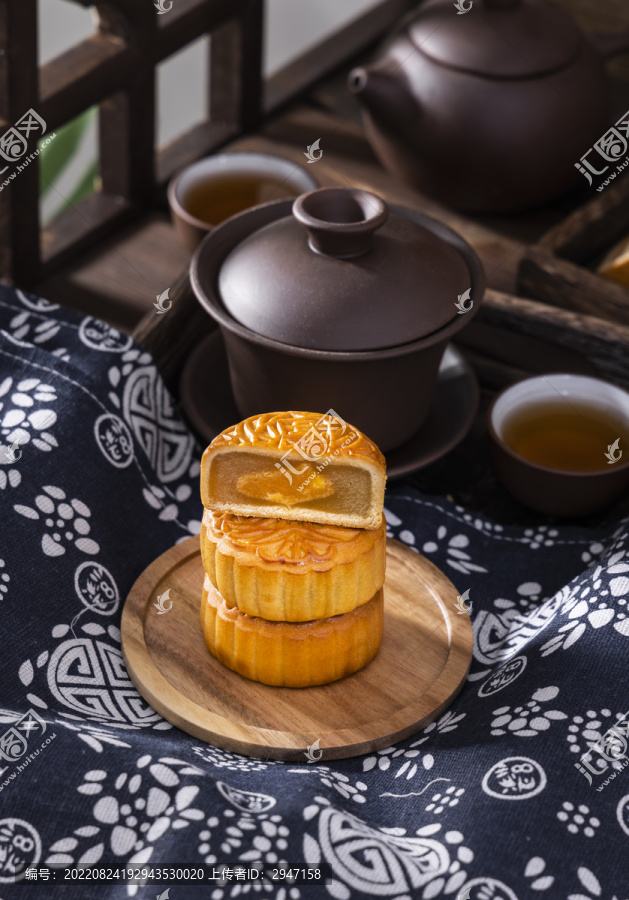 中国传统节日中秋节美食月饼