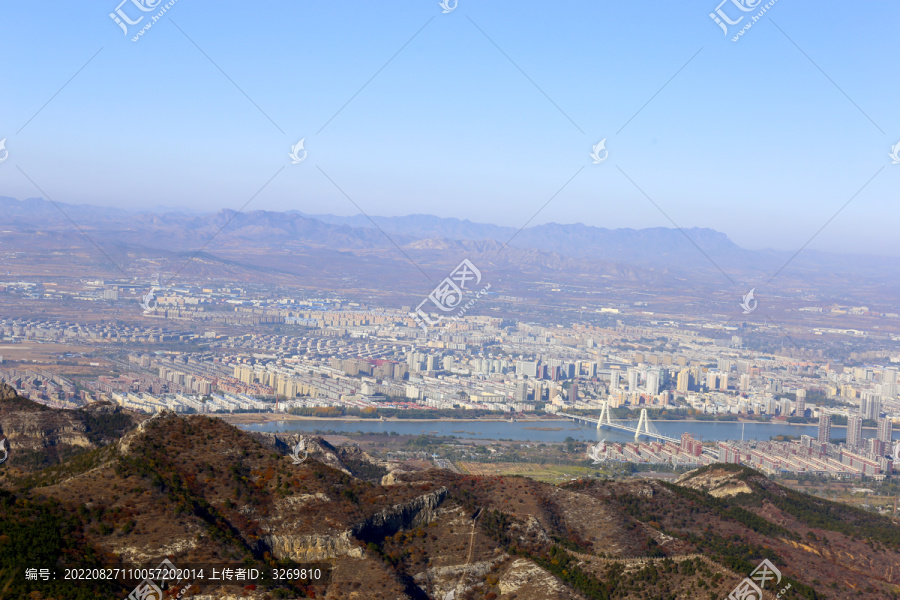 朝阳市城区俯瞰