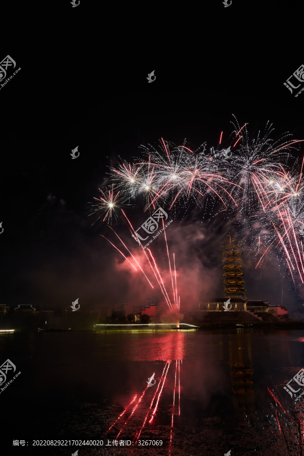 芜湖市鸠兹古镇烟花