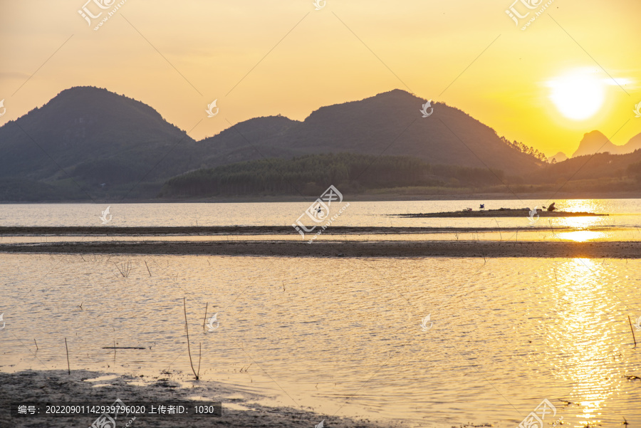 水库湖泊风景