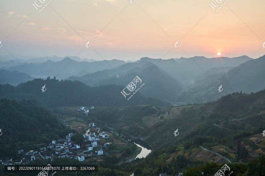 安徽省黄山市歙县石潭风光