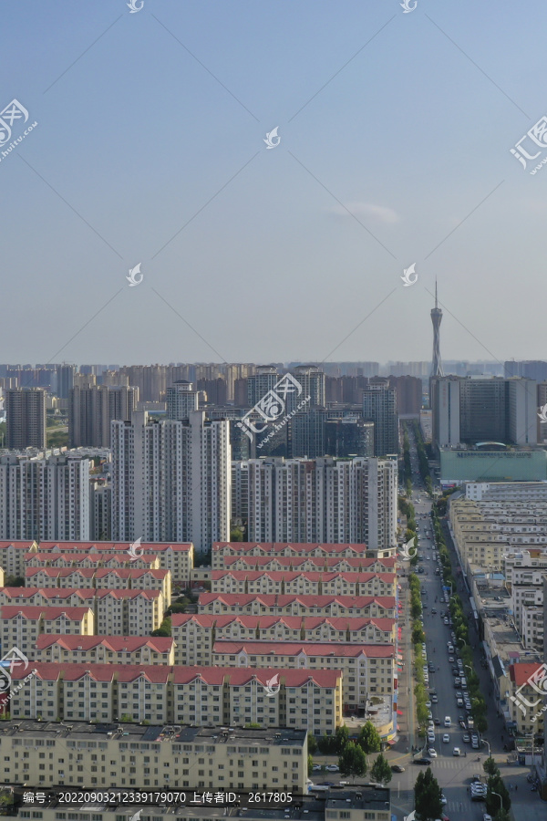 河南郑州城市俯瞰