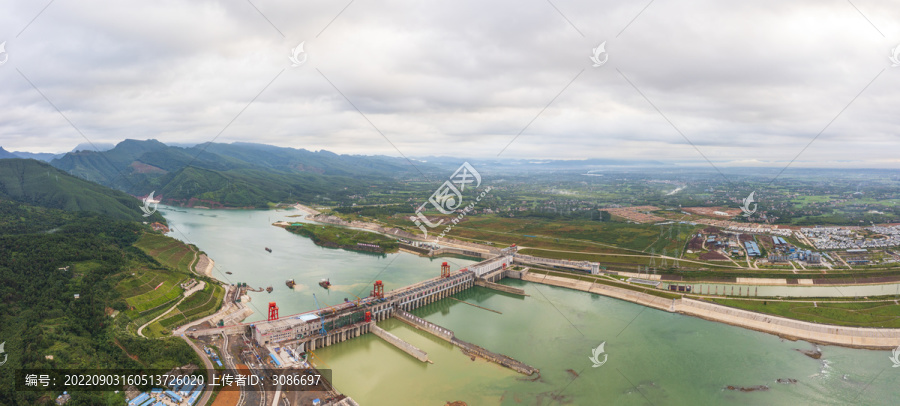 广西桂平大藤峡峡谷水利枢纽