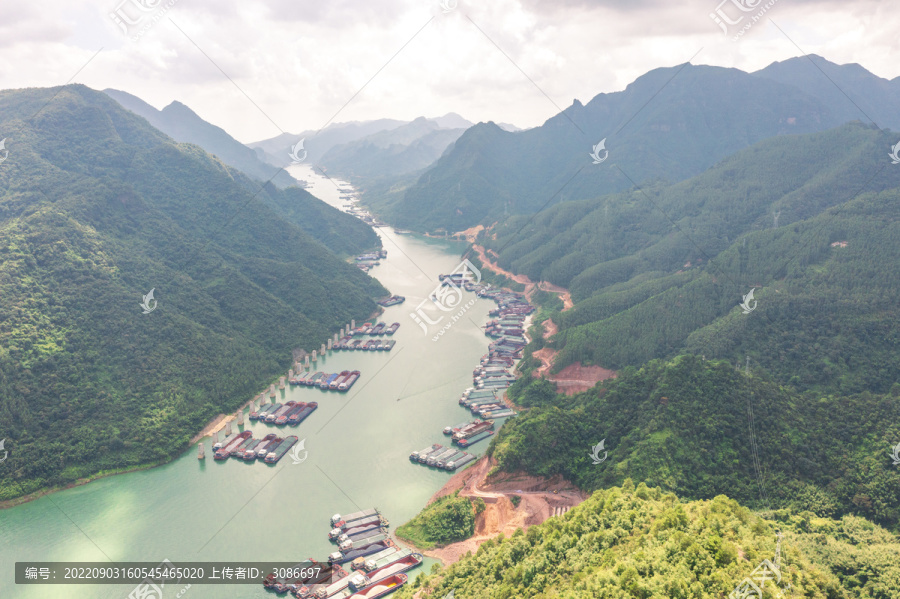 广西桂平大藤峡峡谷水利枢纽