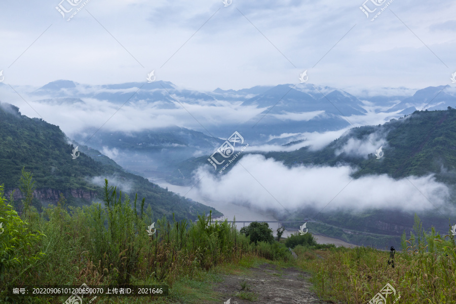 四川宜宾金沙江向家坝库区风景