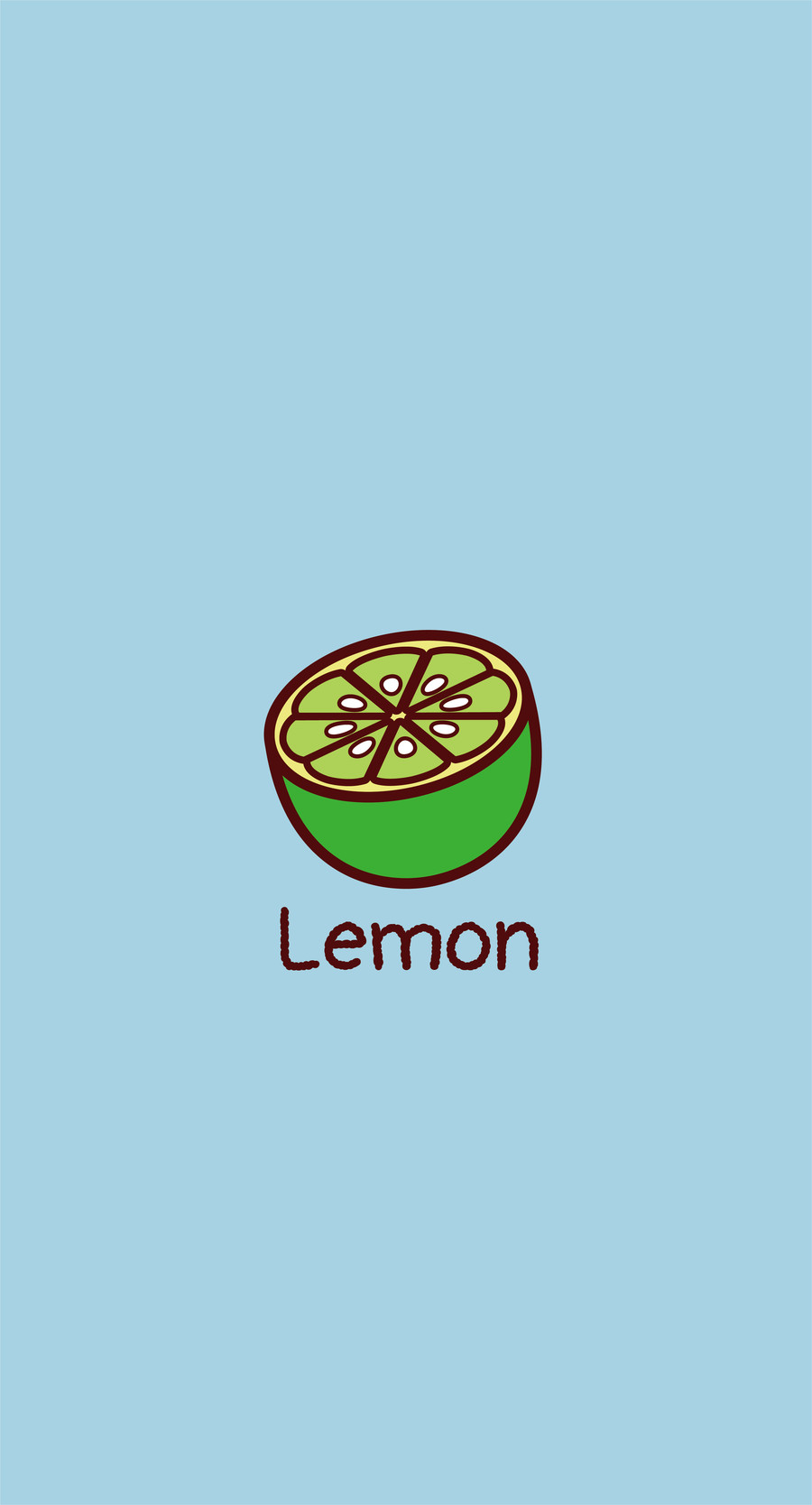手机壳图案卡通简约半个柠檬