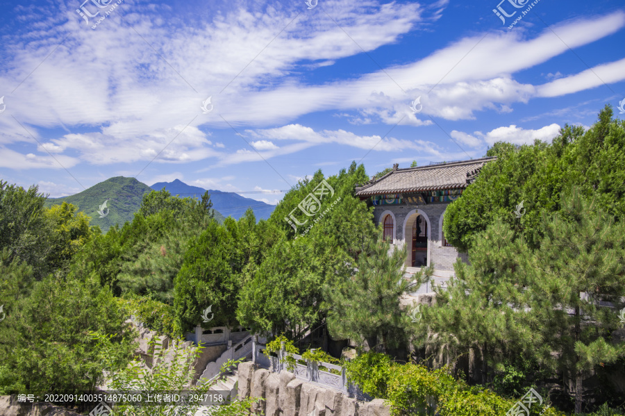 北京京西古道风景区自然风光