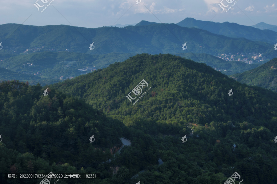 黄巢山山脉俯拍