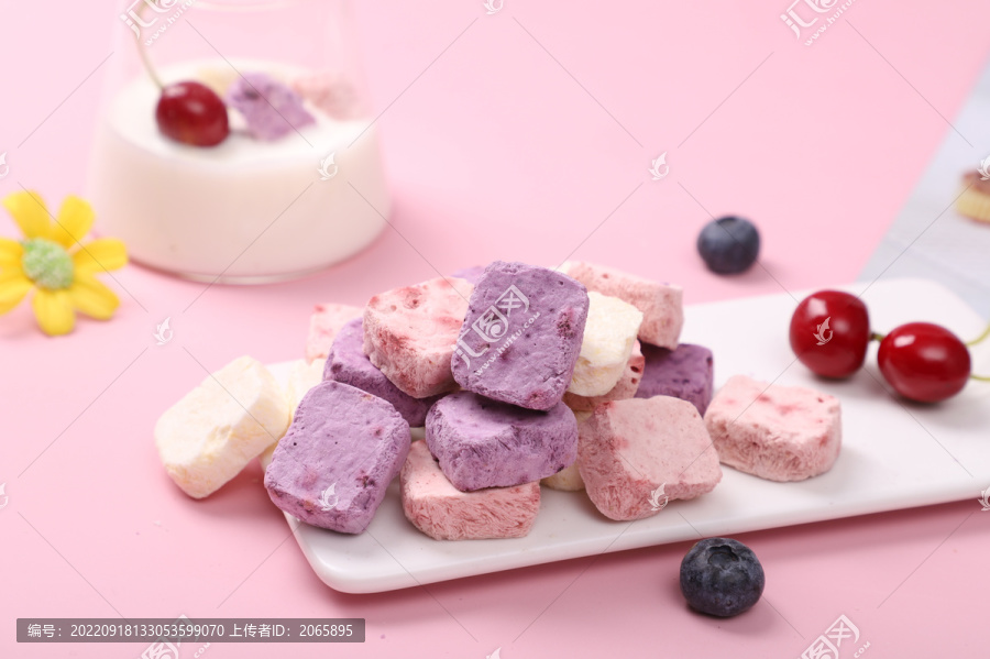 冻干酸奶块水果酸奶块