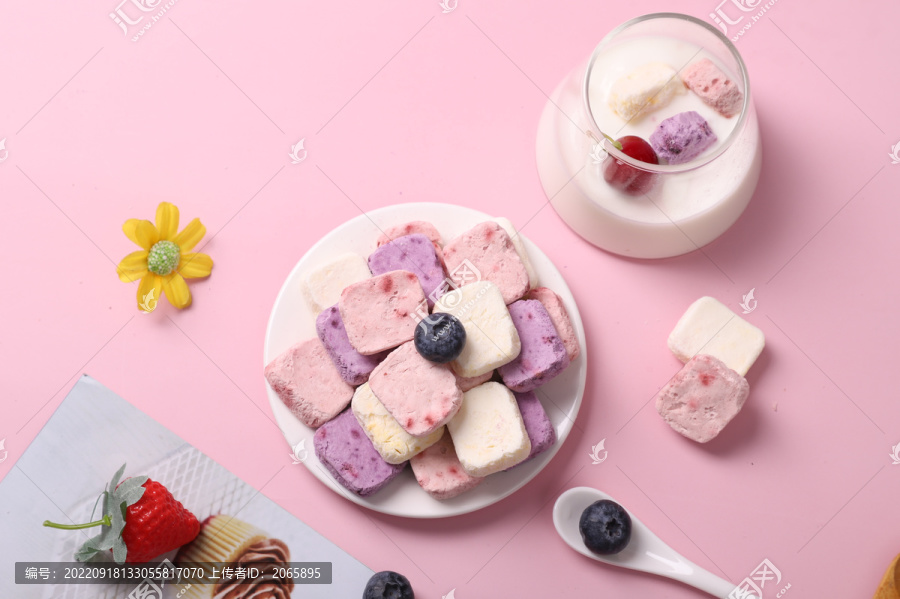 冻干酸奶块水果酸奶块