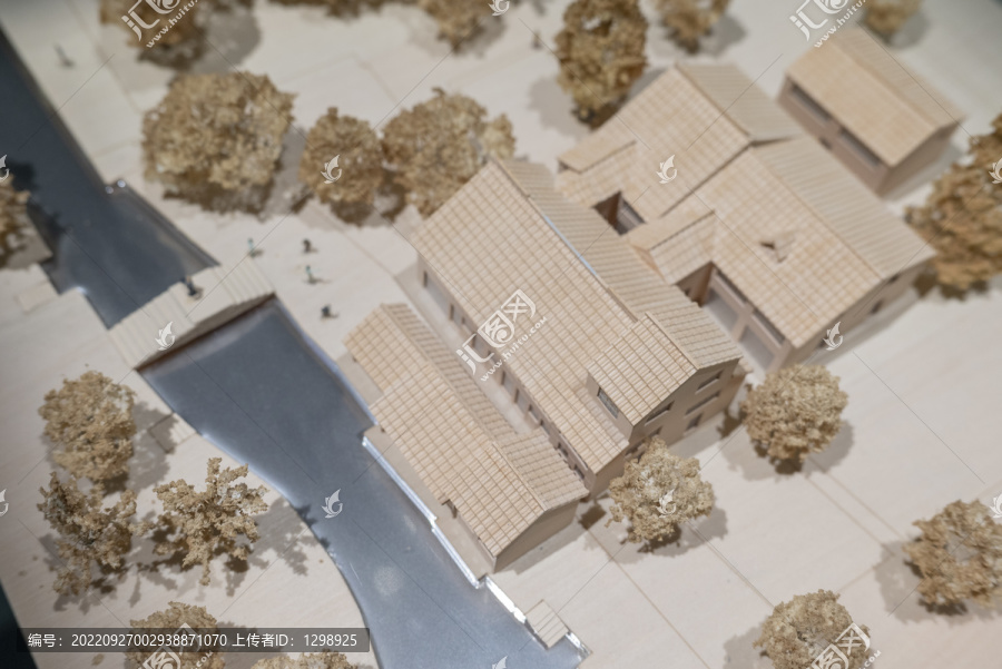 民居建筑木模型
