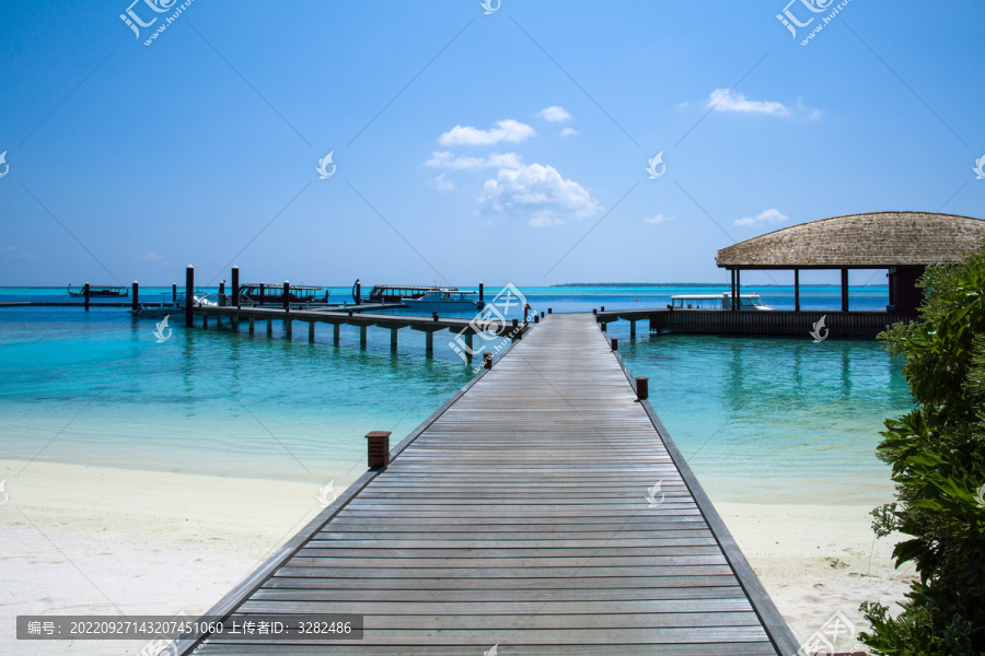 马尔代夫神仙珊瑚岛马代海水