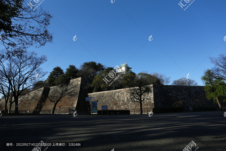 日本大板旅游公园大阪城建筑