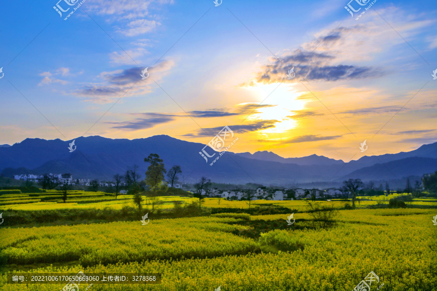 黟县卢村晨曦