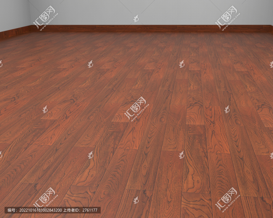 客厅棕红色木地板