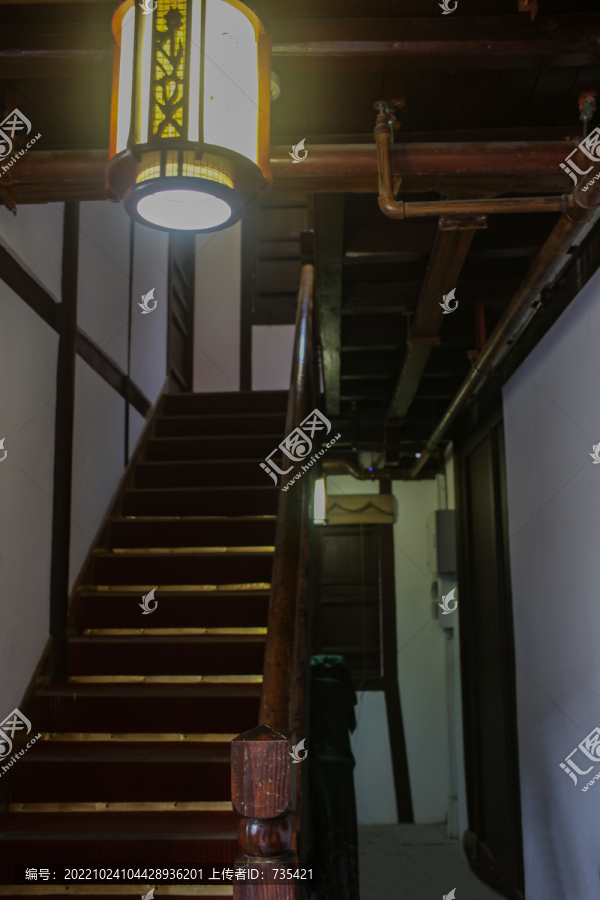 老木屋楼梯