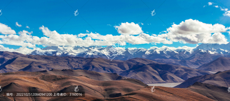 西藏加乌拉山口雪山观景台