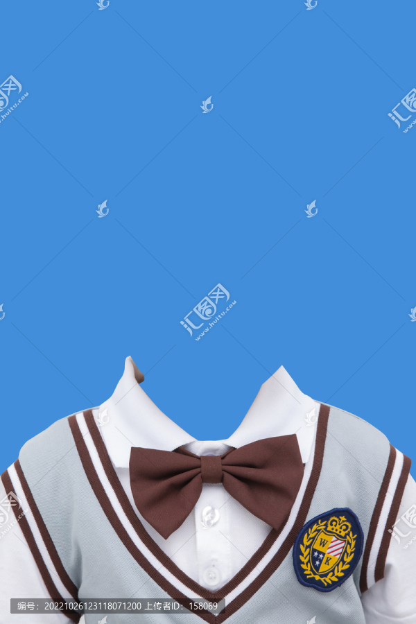 小朋友证件照衣服素材