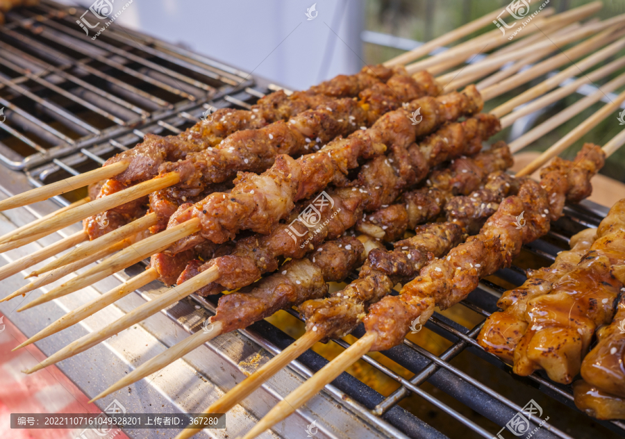 美味烤羊肉串