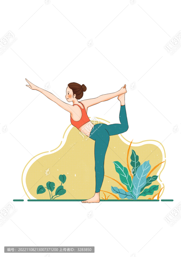 哈达瑜伽体式运动瑜伽