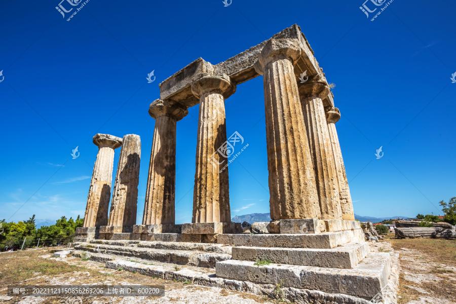 希腊伯古科林斯阿波罗神庙