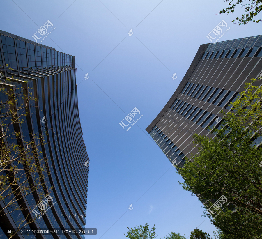 黄浦湾写字楼仰视