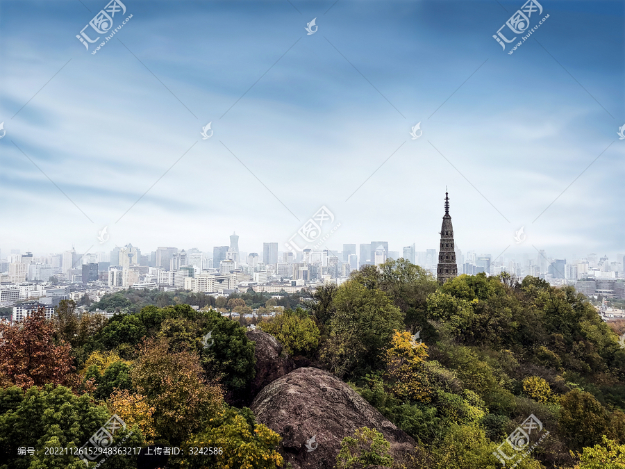 杭州宝石山风景