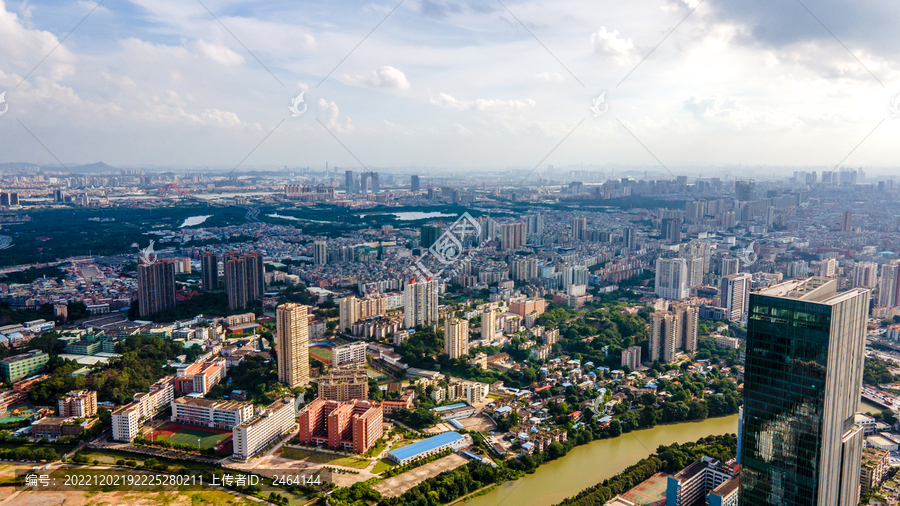 广州海珠区城市建筑风光