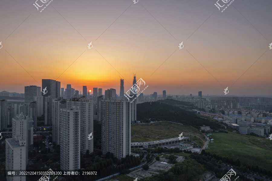 城市日落景观图片下载