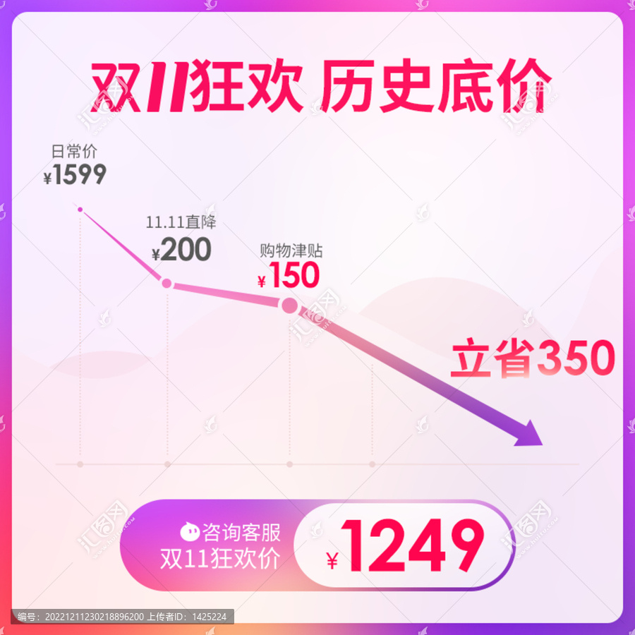 双11主图直通车设计