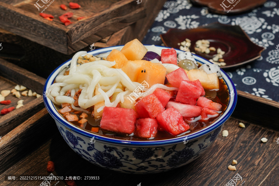 重庆美食水果冰粉